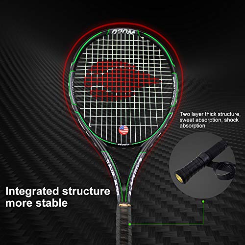 Woed Batens Adult 2 Player Tennis Racket Perfect For Beginner And Professional Players, 27” Speed Tennis Racquet Include 2 Overgrips, Tennis Bag, 2 Vibration Dampes, 2 Covers #TOP3