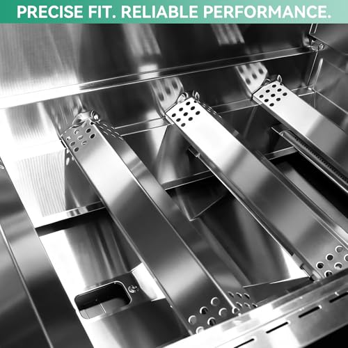 Image of 35633 Grill Replacement Parts for Monument 4 Burner 41847NG, 24367, 24633, 17842, 6 Burner 77352, 77352MB, 77352-MB, Burner Tube, Heat Plate & Igniter Kit for Kitchenaid 720-0954 Gas Grills