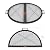 Stanbroil X-Marks Fire Pit Cooking Grate, Foldable Round Grill Grate with Handles, 30 Inch Portable Outdoor Campfire BBQ Grill, Black