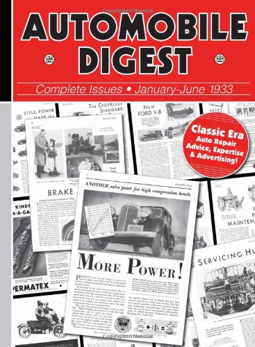 Automobile Digest: Complete Issues, January-june 1933