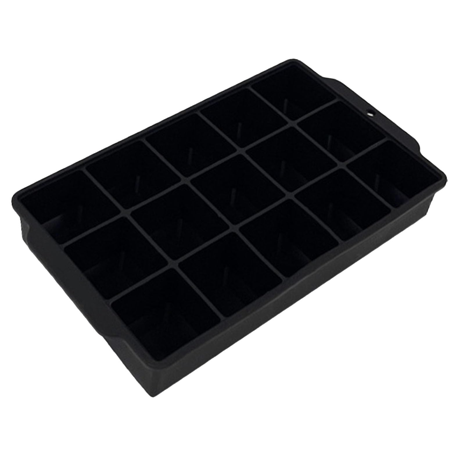 15 Grids Stackable Ice Cube Tray, Reusable Silicone Square Ice Cube die with Lid, Easy Release Flexible die for Make Chocolate, Gummies, and Other Kinds
