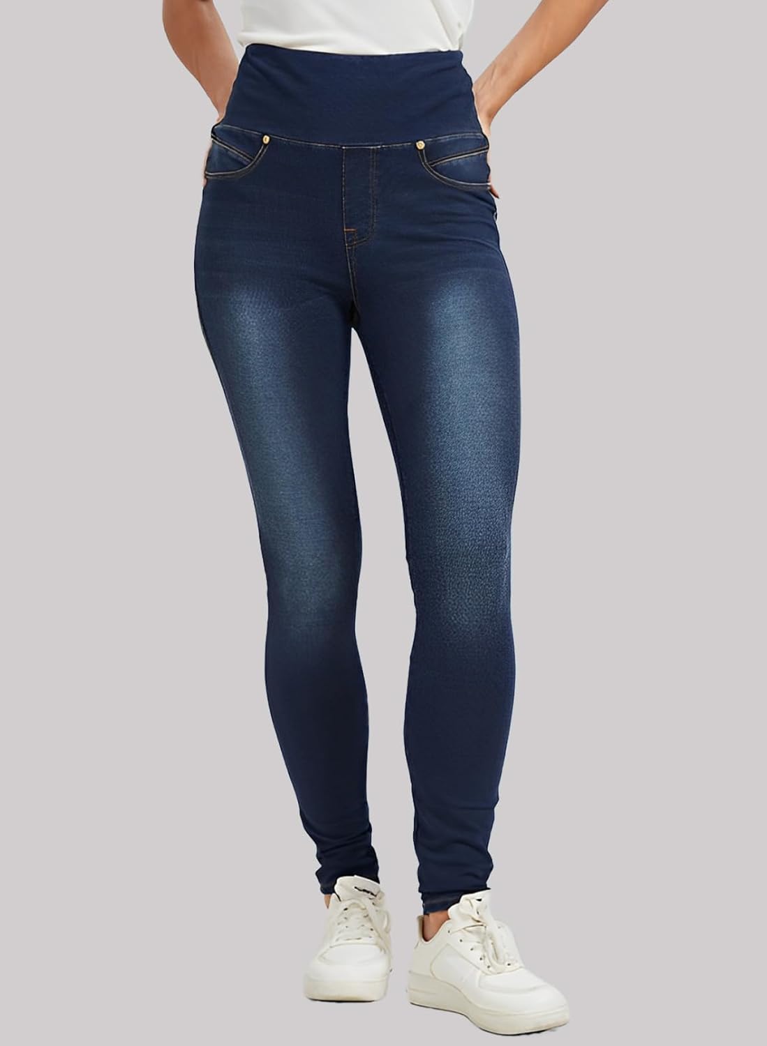 High Waisted Jegging for Women Premium Stretch Slim Fit Jeans Tummy Control Comfort with Everyday Casual Style - Image 6