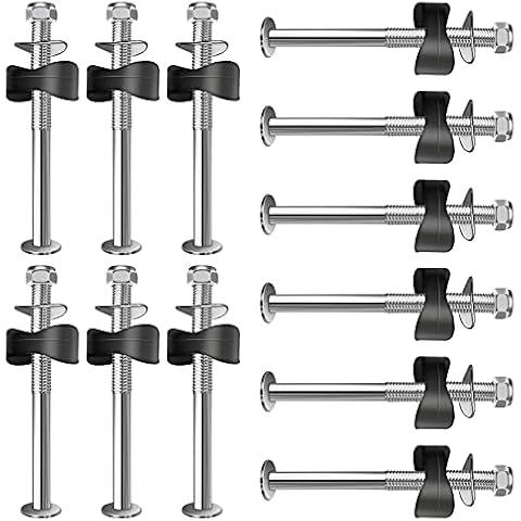 PiAEK 12 Pack Trampoline Screws,Long Screw Trampoline Replacement Parts,Trampoline Accessories Strengthen Trampoline Stability,Fixed Tool for Most Trampolines Cover