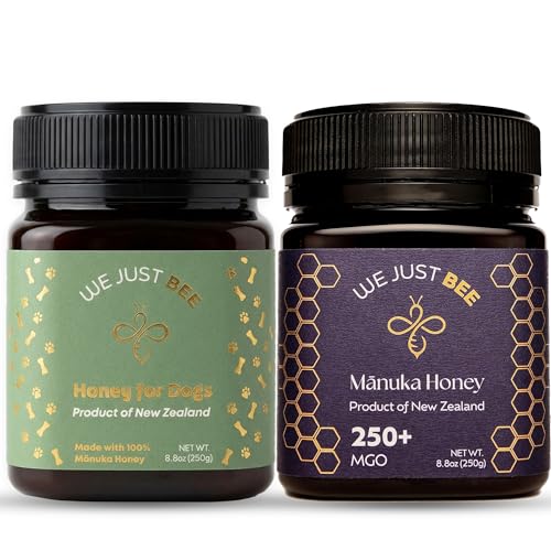 Paquete Miel Manuka MGO 250+ y MGO 400+ para Perros 250g c/u