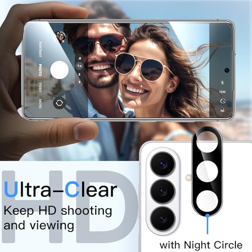 Image of JETech Privacy Tempered Glass Screen Protector Guard for Samsung Galaxy S26 with Camera Lens Protector, Anti-Spy, Easy Installation Tool, Fingerprint ID Compatible, 2-Pack Each