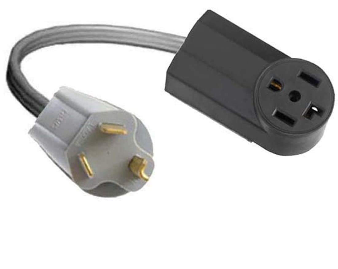 12''. New Female 14-30R 4-Prong Receptacle To Old Male 10-30P 3-Pin Plug Dryer Power Adapter NEMA FX1FT1030P1430R
