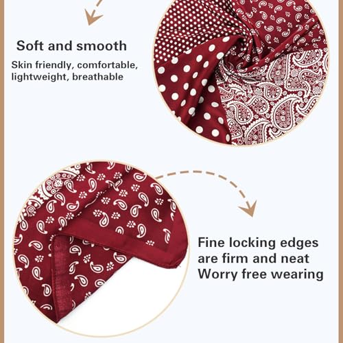 Versatile Shawl Cashew Flower Silk Scarf Large Scarf Silk Feeling Square for Men Women Multifunctional Head Scarf Uni3