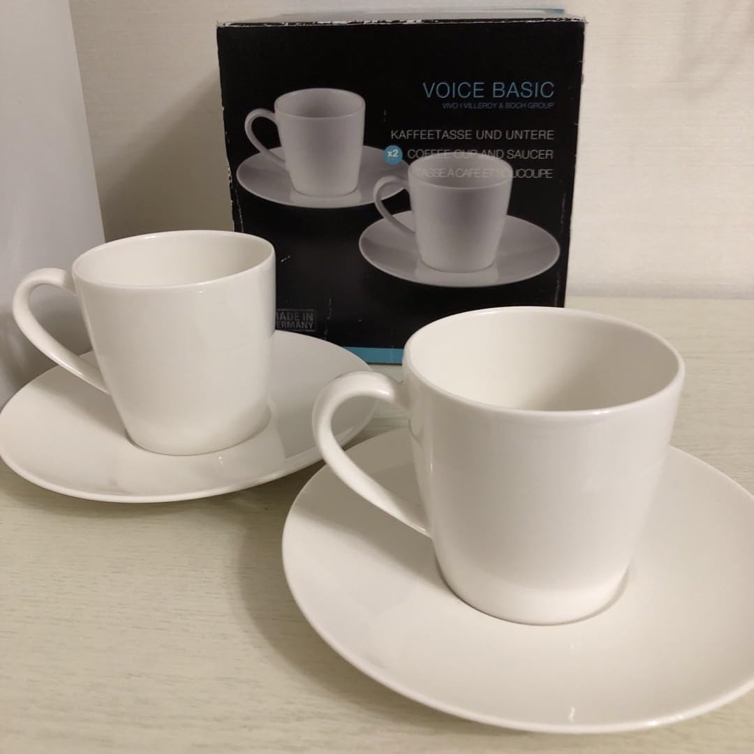 Amazon | vivo ビレロイ＆ボッホ カップ&ソーサー VOICE BASIC 2客 
