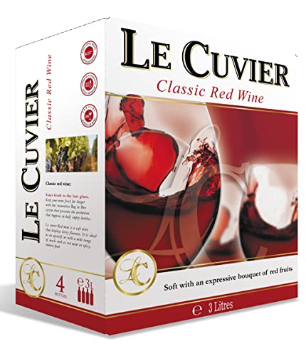 Le Cuvier - Vin Rouge doux en Bag-in-box 3L (1 x 3L)