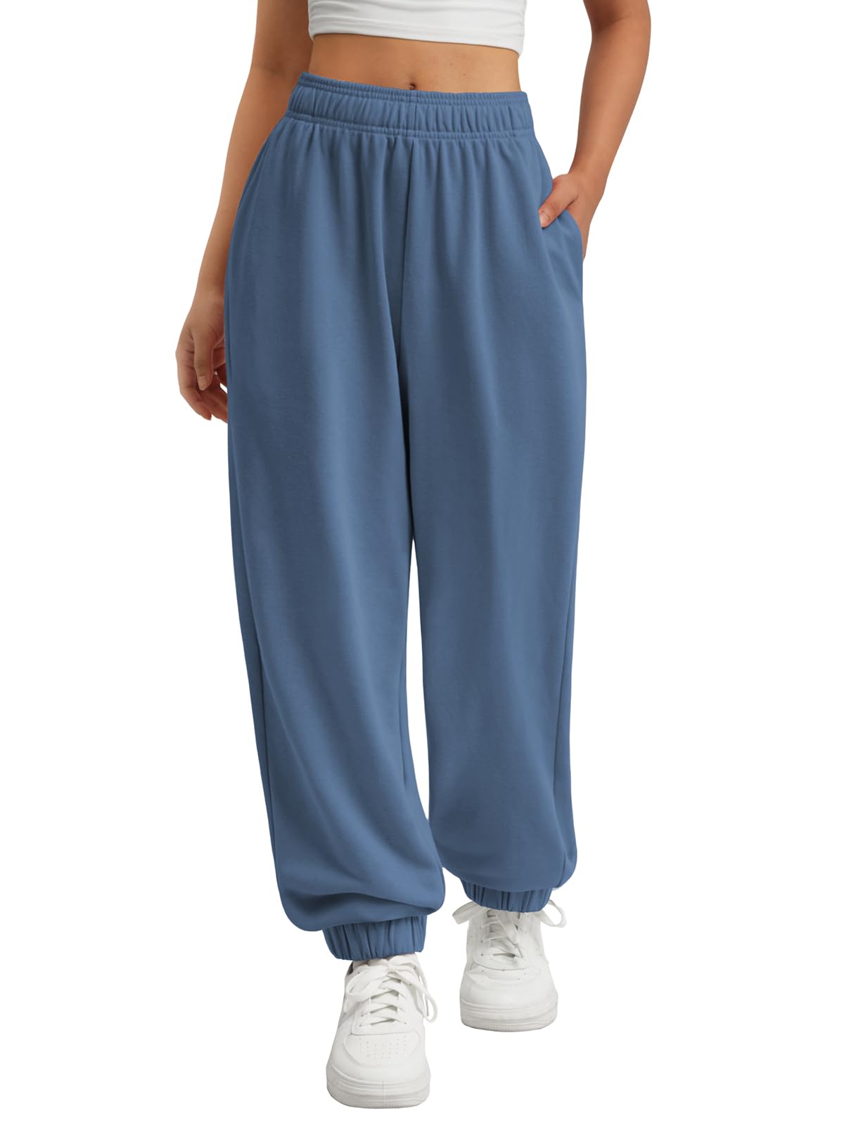 ATHMILE Sweatpants Women Baggy Lounge Pants Workout Gym Active High Waisted Comfy Joggers for Women Fall Clothes 2026