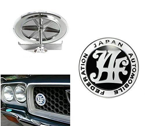 Zoonon Japan Automobile Federation 20Th 40Th Anniversary Jaf Jdm Car Grille Emblem Badge Metal (20Th) #TOP2
