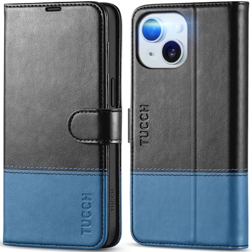 Coque iPhone 15 Cuir Premium Finition Robuste et Securisée RFID