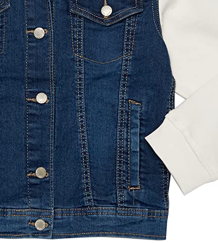 Dkny Girls Classic Denim Jacket, Eagle Wash #TOP3