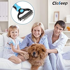   Pet-Dematting-Tool-2-Sided-Cat-Dog-Undercoat-Rake-Deshedding-Brush-for-Removes-Loose-Knots-Mats-and-Tangled-Hair