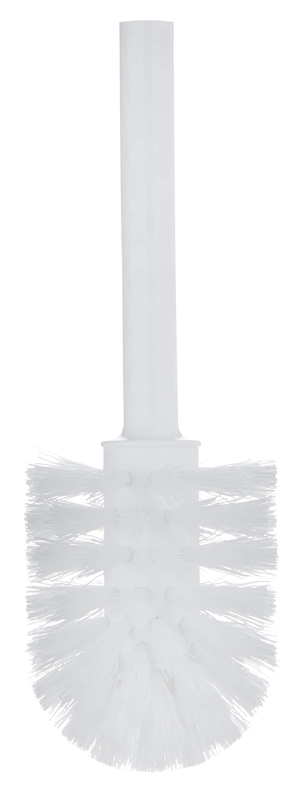 Cleafe - Testina Rotonda Di Ricambio Per Scopino Wc Spazzolone Pulizia Bagno Bianco 79826