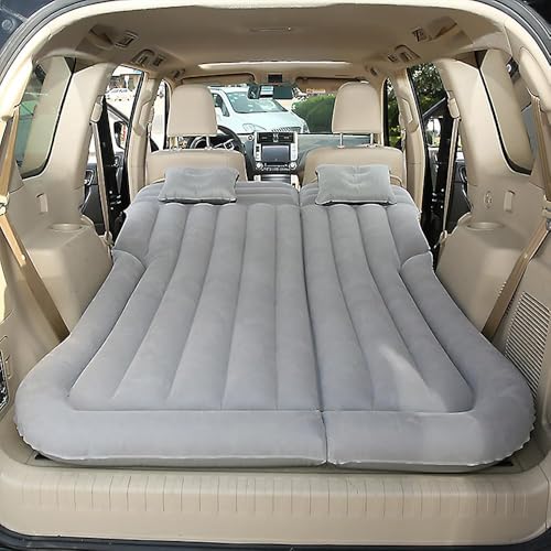 MZYLW Car Inflatable Mattress for Ford Maverick 2022 2023 2024 Rear Trunk Air Cushion Camping Travel Folding Self Inflating Sleeping Pad Back Seat Air Mattresses,Grey1
