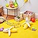 Cldaisy 3 x gelbe Bananenplüsch-Quietschspielzeug für Welpen, Hundespielzeug, Plüsch, Kauspielzeug für Hunde