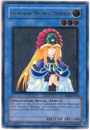 YU-GI-OH! - Elemental Mistress Doriado (TLM-EN034) - The Lost Millennium - Unlimited Edition - Ultimate Rare