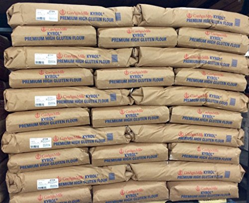 Kyrol Premium High Gluten Flour 50 pound Bag Great for hearth breads, hard and Kaiser rolls, bagels, thin-crust pizza image 3