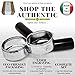 Bottomless Portafilter for La Pavoni Europiccola Professional Stradivari Lever Espresso Machine with 2 Cup filter Basket Included