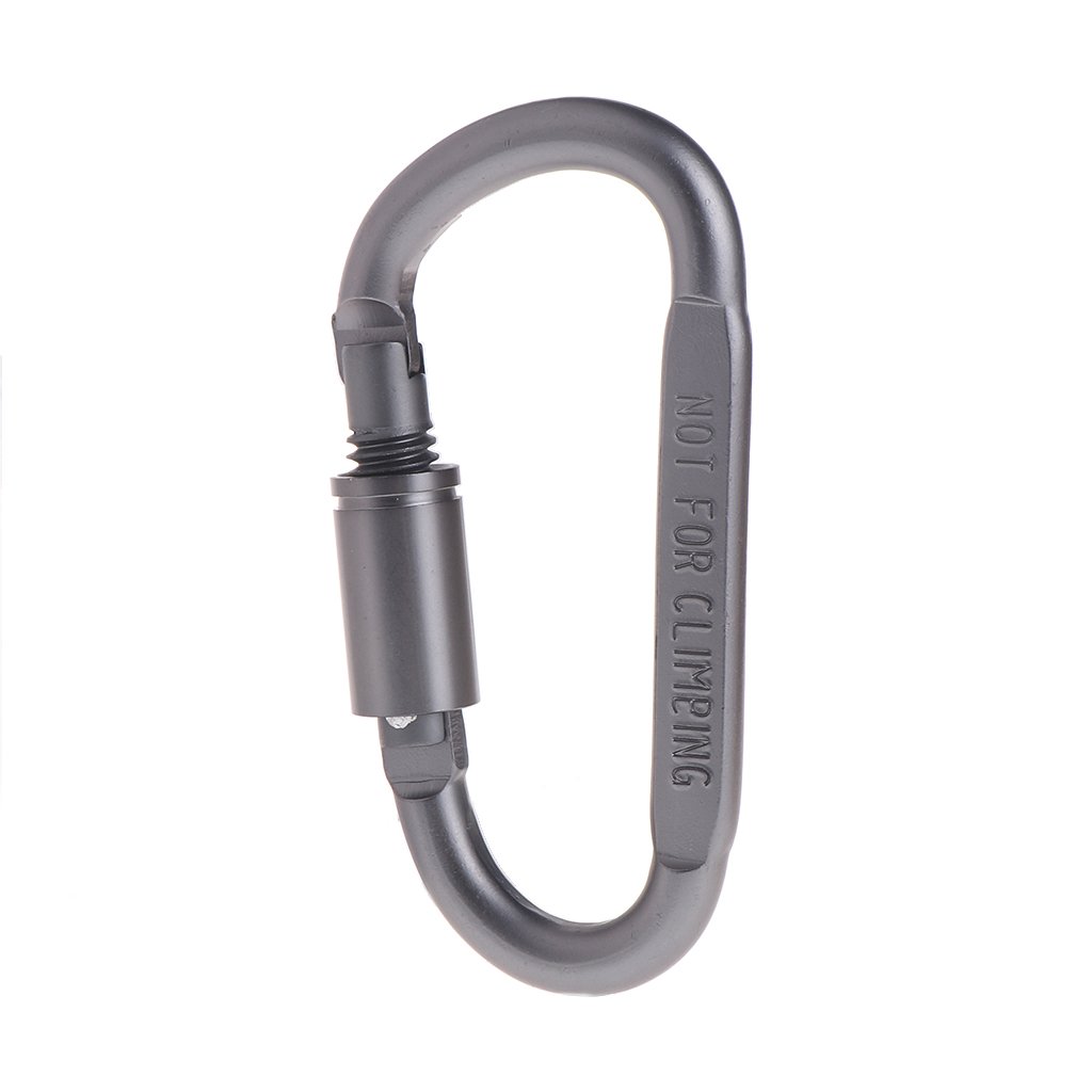 lyqdxd Small D Ring Clip D Shape Super Durable Strong and Light Carabiner Aluminum Carabiner Keyring