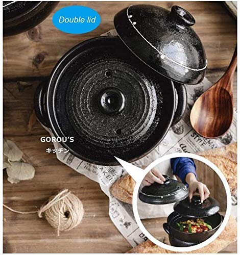 Amazon｜土器炊飯用土鍋、和石炊飯器、コンロ鍋、鍋、ふた付き