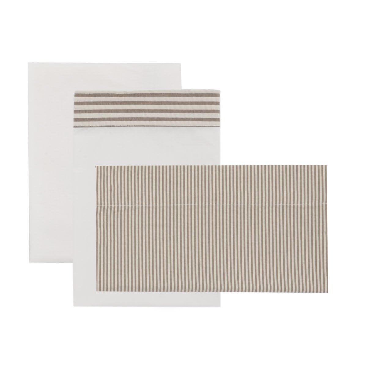 Cambrass Juego Sábanas Cuna Derby Beige 70x140 cm 3 Pzs