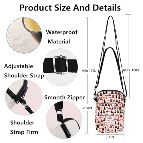 G2TUP Witch Queen Crossbody Bag Witch Movie Gifts I Don't Need You To Tell Me Who I Am Shoulder Bag To Grow Old In Gifts2