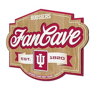 YouTheFan NCAA Indiana Hoosiers Fan Cave Sign