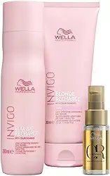 Wella Professionals Blonde Recharge - Shampoo 250ml+Condicionador 200ml+Oil Reflections 30ml