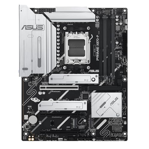 Image of ASUS Prime X870-P-CSM AMD AM5 X870 ATX Business Motherboard, 14+2+1 80A DrMOS Power Stages, DDR5, PCIe 5.0, PCIe 5.0 x16, 4X M.2, 2.5Gb LAN, HDMI, USB4, USB Type-C, ASUS Control Center Express