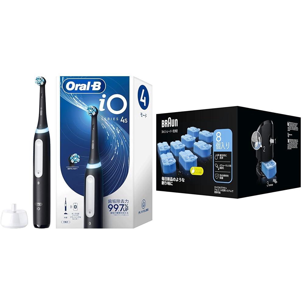 Oral-B iOシリーズ 4s 電動歯ブラシ 本体 ブラック Amazon.co.jp: 【2点セット【Amazon.co.jp限定】】ブラウン 電動