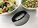 Checkered Chef Salad Chopper Tool with Cover, Mezzaluna Knife Stainless Steel Vegetable Rocker, Mincer, Cutter