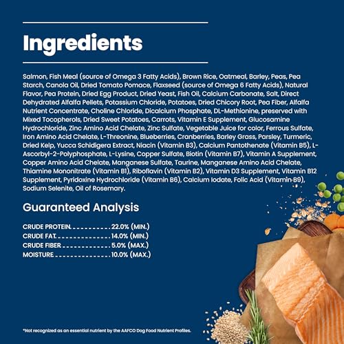 Image of Blue Buffalo Life Protection Formula Salmon & Brown Rice Adult Dry Dog Food, Supports Immunity with Antioxidant-Rich LifeSource Bits, Promotes Healthy Muscle Development, Skin & Coat Health, 30 lbs.
