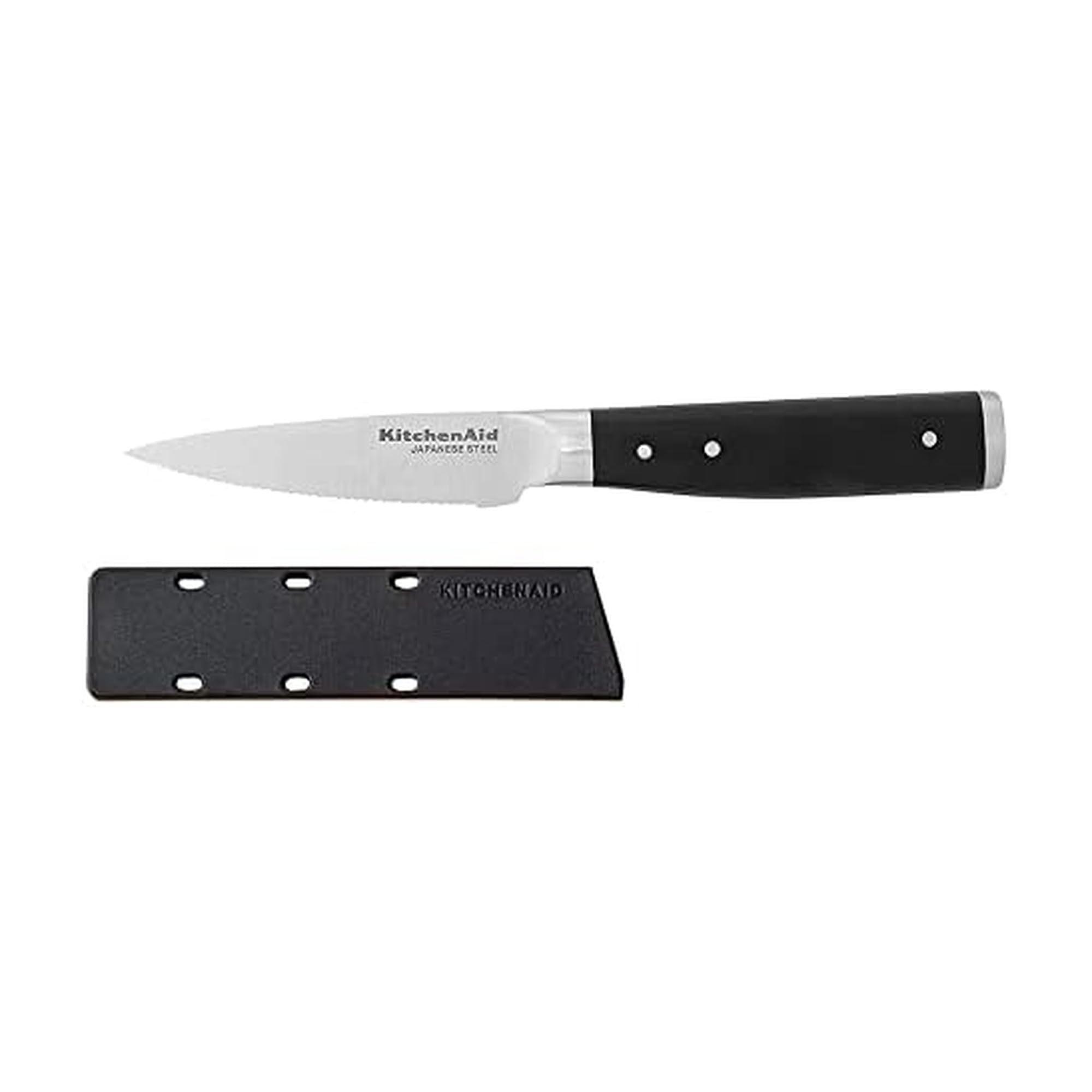 KitchenAid Gourmet Forged Fine-Edge Utility Knife, 4.5-Inch, Black