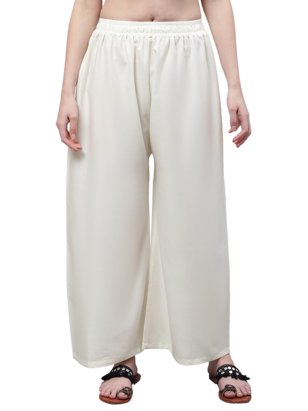 Rayon Cotton Comfort Fit Palazzo-image-48