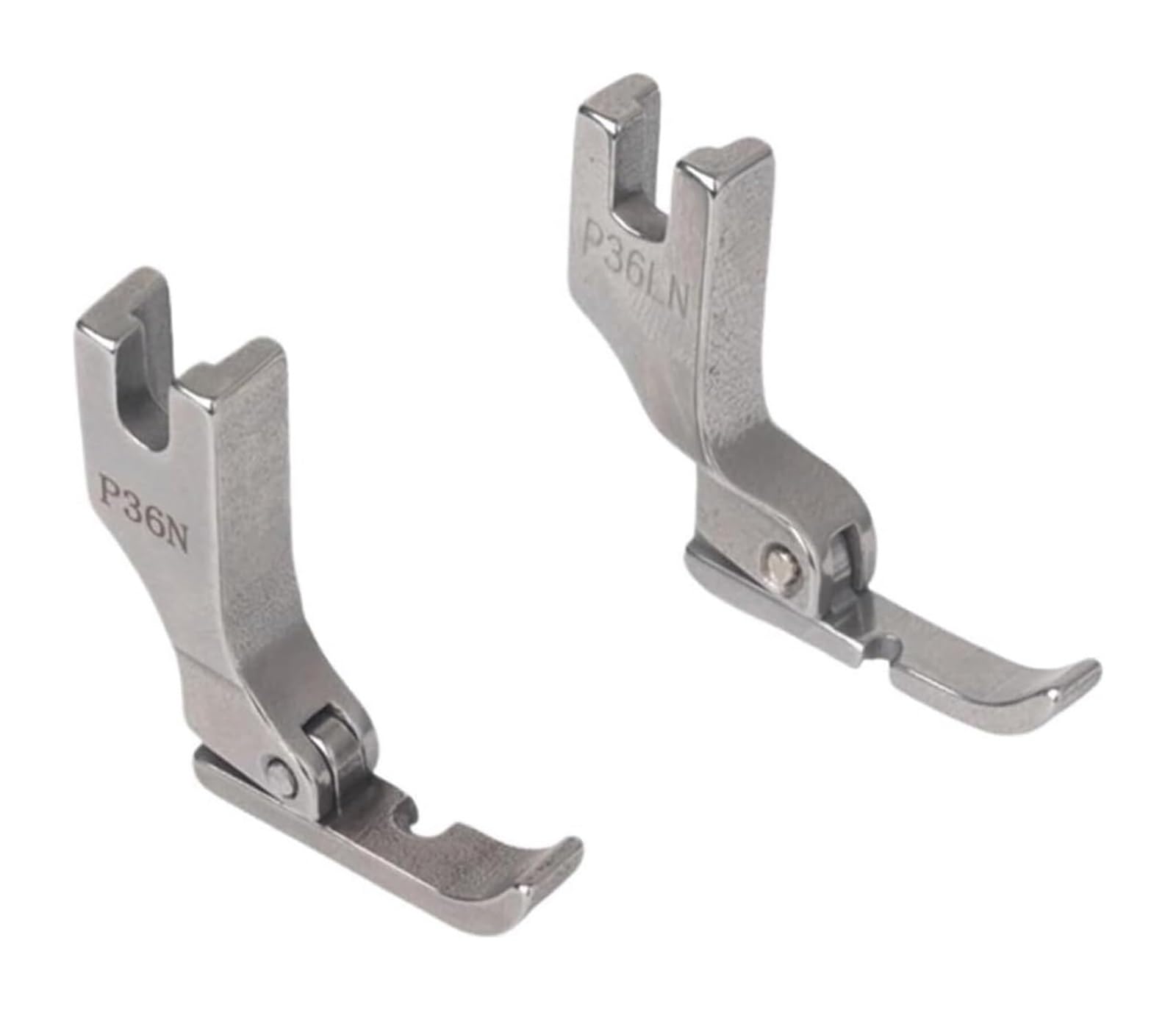 Sewing Machines Foot, Steel Zipper Presser Foot for 1 Needle Lockstitch, 1/2 Pcs, P36N P36LN