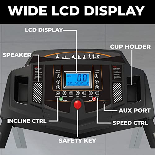 Image of Durafit91 Solid Multifunction 4 HP Peak AC Motorized Treadmill Auto Incline Max Speed 16 Km /Hr Max User Weight 120 Kg