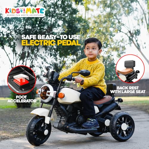 Kidsmate Store Kidsmate Ride Xtreme Electric Bike for Kids 6V - Image 6