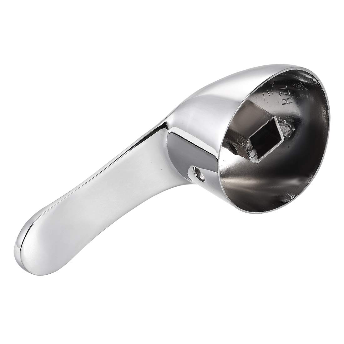 Uxcell 3-Pack Faucet Lever Handles - Fits 40mm Cartridges, Zinc Alloy, Silver Finish