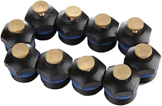Jeanoko Sistema de irrigação por gotejamento ajustável, irrigador de bocal de névoa de longo alcance 1/2" DN15 requisitos de baixa pressão de água para jardim para villas