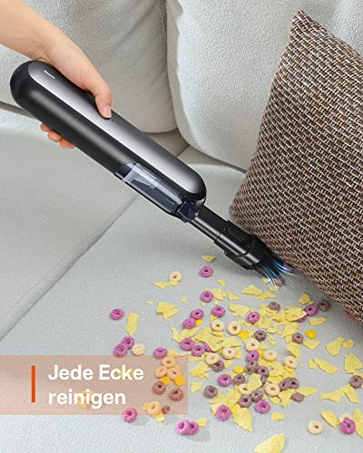 Aspirateur à Main 4Kpa, Baseus 2-en-1 Aspirateur à Main sans Fil pour Voiture avec 2000mAh Aspirateur Rechargeable, jusqu'à 25 Min, Aspirateur à Main Portable sans Fil pour la Maison Nettoyage - Image 7
