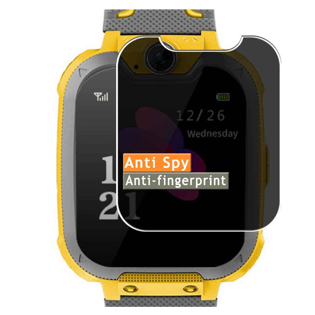 Privacy Screen Protector, compatible with JUBUNRER KEVINLY S10 kids 1.54" Smart Watch smartwatch Anti Spy Film Protectors Sticker [ Not Tempered Glass ]