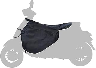 Tablier Scooter personnalisé Compatible avec Hero Pleasure,Protection des Jambes et Poches de Rangement(Black)