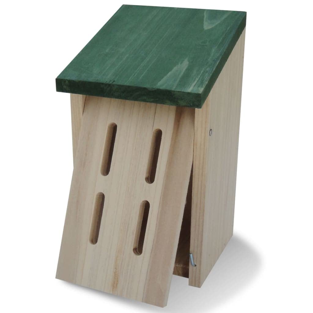 Schmetterlingshäuser Set 8 Stück aus Holz 14 x 15 x 22 cm wetterfest für Garten Balkon Terrasse Outdoor Nistkästen Insektenhotel Schutz und Überwinterungshilfe für Insekten und Artenschutz