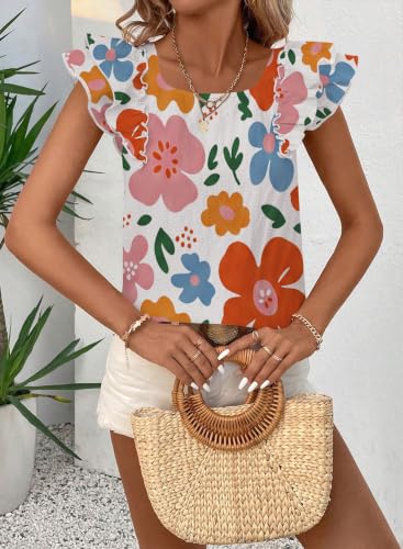 Image of Falechay Womens Bow Tie Back Tops Babydoll Vneck Ruffle Short Sleeve Shirts
