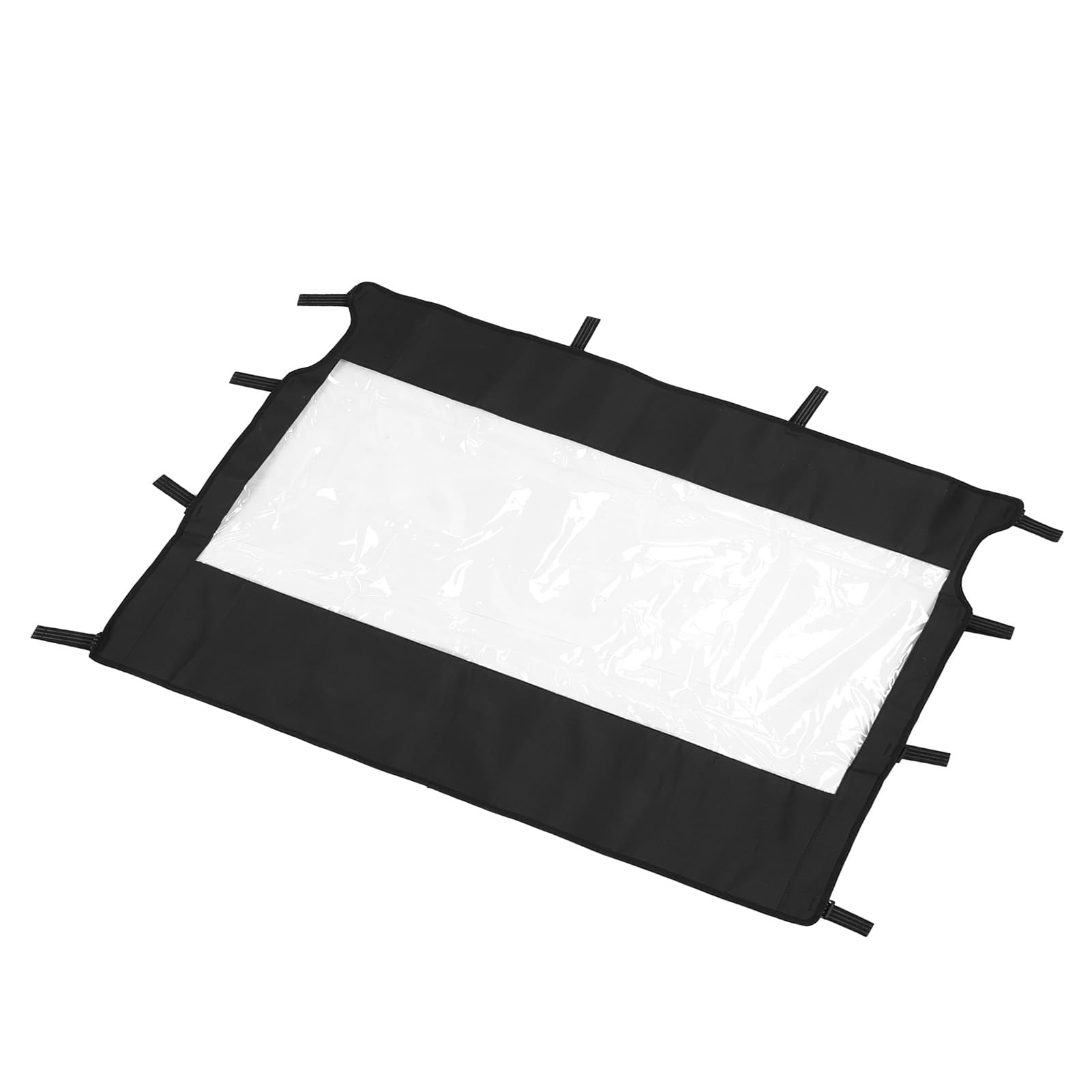 Jiawu Réglez à Rhino 450 660 700 UTV PVC Remplacement du Pare-brise Avant - Faire de la Vitre Arrière Transparente et Solide pour la commodité et le Confort
