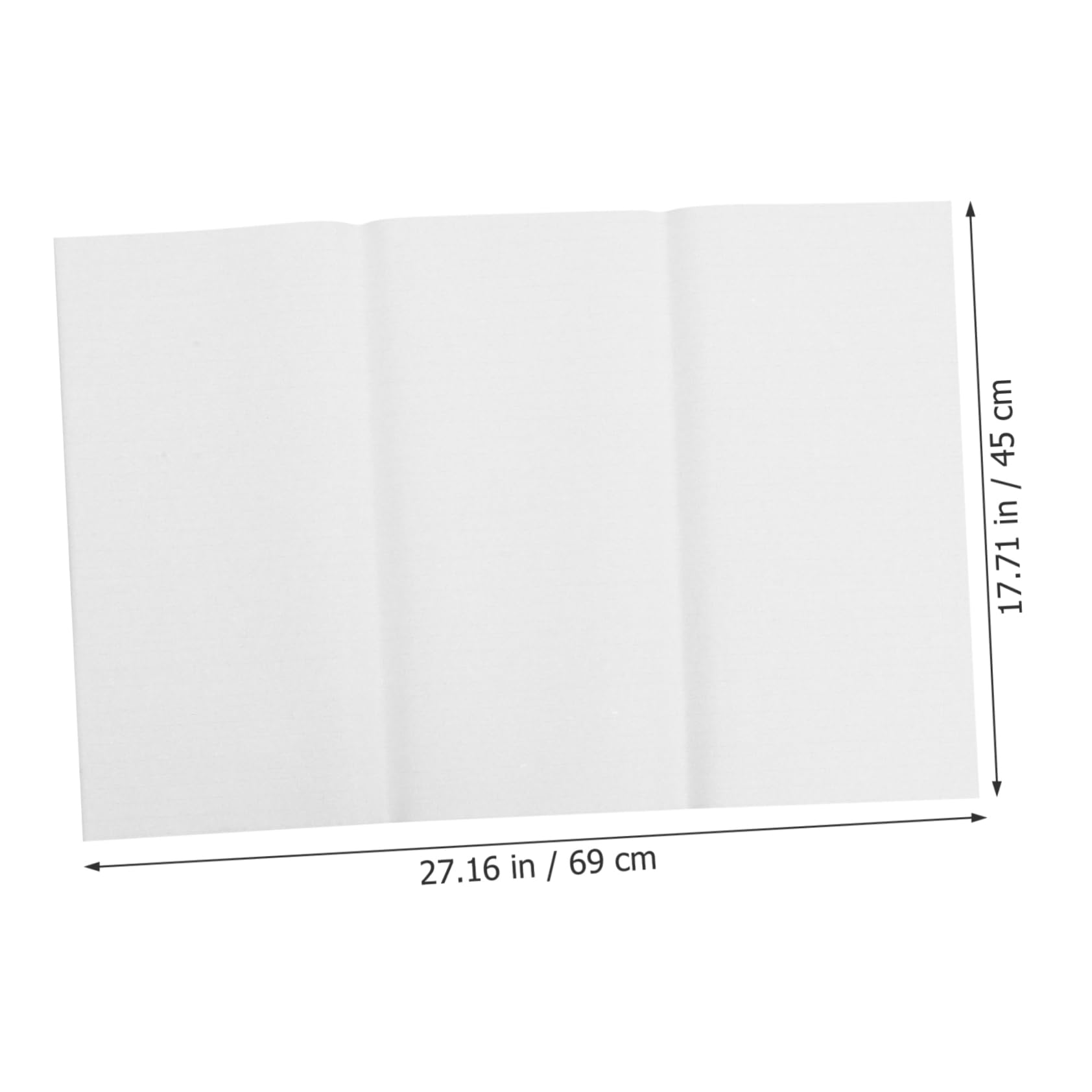 SEWACC Papier à Dessin Rectangulaire Blanc Solide Léger et Portable 100 Feuilles pour Calligraphie Chinoise et Travaux Artistiques Décoratifs