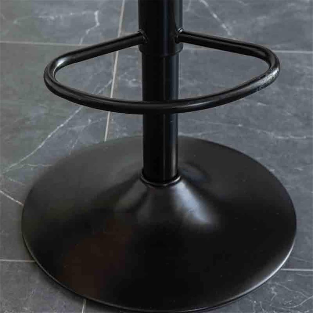 Kitchen Counter Barstool Home Dining Bar Island Counter Chairs Simple Bar Stools Lift Swivel High Stools Cafe Chairs Bar Stools(Black)