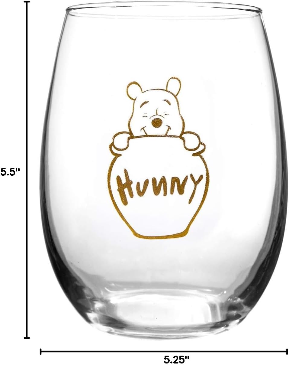 Winnie The Pooh Collectible Wine Glass Set (Winnie), 16 Fl oz - Image 5